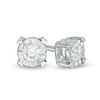 Thumbnail Image 0 of 0.18 CT. T.W. Diamond Solitaire Stud Earrings in 10K White Gold