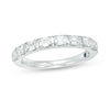 Thumbnail Image 0 of Vera Wang Love Collection 0.69 CT. T.W. Certified Emerald-Cut Diamond Band in 14K White Gold (I/SI2)