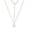 Thumbnail Image 1 of Peoples 100-Year Anniversary 1.00 CT. T.W. Certified Canadian Diamond Pendant in 14K Rose Gold (I/I2)