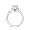 Thumbnail Image 3 of Vera Wang Love Collection 2.58 CT. T.W. Certified Emerald-Cut Diamond Three Stone Ring in 14K White Gold (I/SI2)