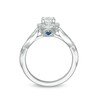 Vera Wang Love Collection 0.58 CT. T.W. Diamond Frame Twist Engagement Ring in 14K White Gold
