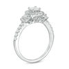 Thumbnail Image 2 of 0.75 CT. T.W. Princess-Cut Diamond Past Present Future® Frame Engagement Ring in 14K White Gold