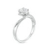 Thumbnail Image 2 of 0.85 CT. T.W. Certified Canadian Diamond Bypass Engagement Ring in 14K White Gold (I/I2)