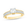 Thumbnail Image 1 of 0.58 CT. T.W. Diamond Art Deco Engagement Ring in 10K Gold
