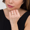 Thumbnail Image 2 of 0.58 CT. T.W. Diamond Art Deco Engagement Ring in 10K Gold