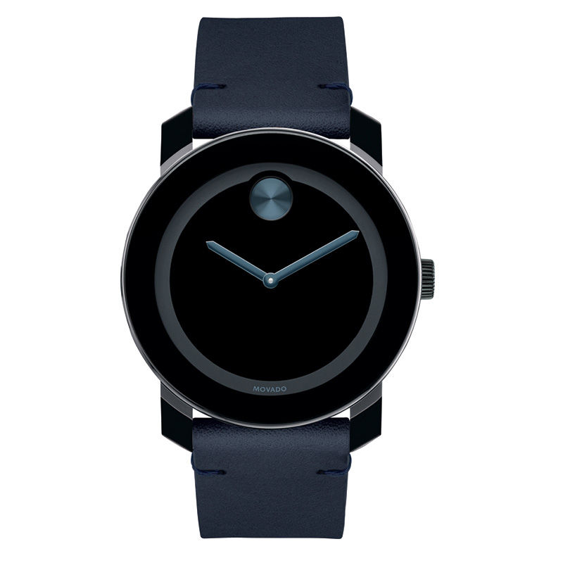 Men's Movado Bold® Strap Watch with Black Dial (Model: 3600601)|Peoples Jewellers