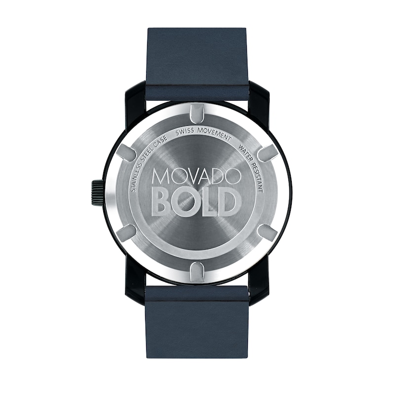 Men's Movado Bold® Strap Watch with Black Dial (Model: 3600601)|Peoples Jewellers