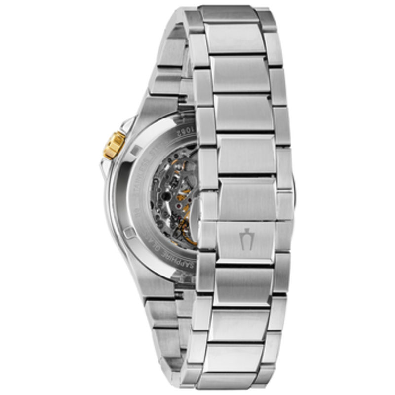 Men's Bulova Classic Maquina Automatic Watch with Black Skeleton Dial (Model: 98A224)|Peoples Jewellers