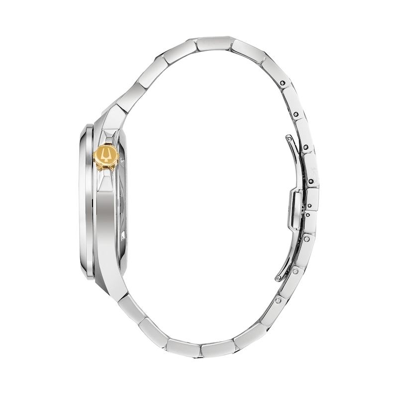 Main Image 2 of Men's Bulova Classic Maquina Automatic Watch with Black Skeleton Dial (Model: 98A224)