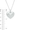 Thumbnail Image 4 of Diamond Accent Double Heart Locket in Sterling Silver