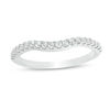 Thumbnail Image 1 of 0.24 CT. T.W. Diamond Contour Wedding Band in Platinum