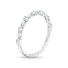 Thumbnail Image 3 of 0.09 CT. T.W. Diamond Bezel Set Wedding Band in Platinum