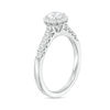Thumbnail Image 3 of 1.00 CT. T.W. Canadian Certified Diamond Frame Engagement Ring in 14K White Gold (I/I1)