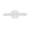 Thumbnail Image 4 of 1.00 CT. T.W. Canadian Certified Diamond Frame Engagement Ring in 14K White Gold (I/I1)