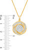 Thumbnail Image 2 of 0.45 CT. T.W. Diamond Frame Love Knot Pendant in 10K Gold