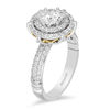 Thumbnail Image 1 of Enchanted Disney Aladdin 1.50 CT. T.W. Diamond Double Frame Engagement Ring in 14K Two-Tone Gold