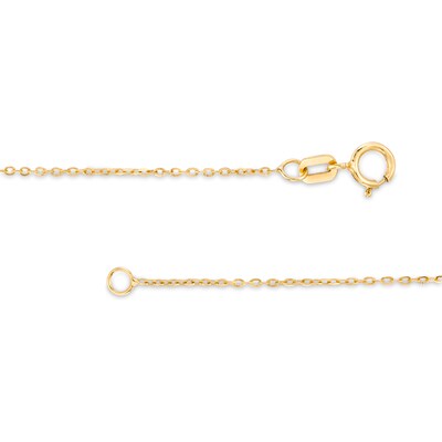 Flower Petal Station Bracelet in 14K Gold - 7.5"