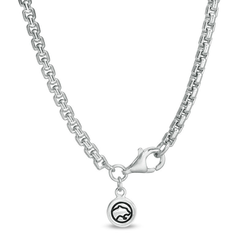 EFFY™ Collection Men's Grid Pattern and Rope Accent Anchor Pendant in Sterling Silver - 22"