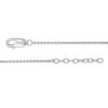 Thumbnail Image 3 of 0.04 CT. T.W. Black Diamond "V" Anklet in Sterling Silver - 10"