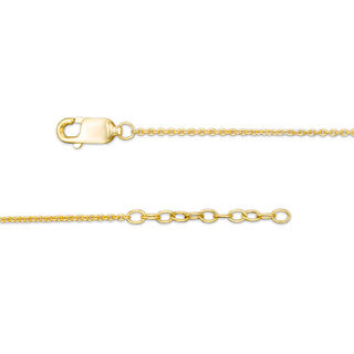 Black Diamond Accent Crescent Moon Anklet in Sterling Silver with 14K Gold Plate - 10"