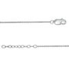 Thumbnail Image 3 of 0.04 CT. T.W. Diamond Heartbeat with Hearts Station Anklet in Sterling Silver and 10K Rose Gold - 10"