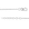 Thumbnail Image 2 of 0.04 CT. T.W. Diamond Interlinking Hearts Anklet in Sterling Silver and 10K Rose Gold - 10"