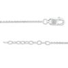Thumbnail Image 3 of 0.04 CT. T.W. Diamond Interlinking Hearts Anklet in Sterling Silver and 10K Rose Gold - 10&quot;