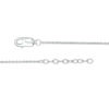 0.04 CT. T.W. Diamond Clover Outline Anklet in Sterling Silver and 10K Rose Gold - 10"