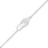 Thumbnail Image 0 of Diamond Accent Flip Flop Charm Anklet in Sterling Silver - 10"