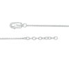 Thumbnail Image 2 of Diamond Accent Flip Flop Charm Anklet in Sterling Silver - 10"