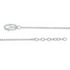 Thumbnail Image 3 of 0.04 CT. T.W. Diamond Interlocking Circles Anklet in Sterling Silver - 10"