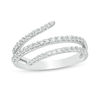 Thumbnail Image 0 of 0.29 CT. T.W. Diamond Multi-Row Wrap Ring in Sterling Silver