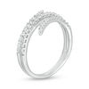Thumbnail Image 3 of 0.29 CT. T.W. Diamond Multi-Row Wrap Ring in Sterling Silver