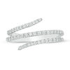 Thumbnail Image 4 of 0.29 CT. T.W. Diamond Multi-Row Wrap Ring in Sterling Silver