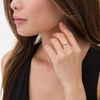 0.115 CT. T.W. Composite Diamond Leaves Bypass Ring in 10K Gold