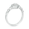 Thumbnail Image 2 of 0.085 CT. T.W. Diamond Hexagon Frame Ring in 10K White Gold