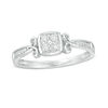 Thumbnail Image 1 of 0.115 CT. T.W. Quad Diamond Ring in 10K White Gold