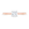 Thumbnail Image 3 of 0.37 CT. Diamond Solitaire Engagement Ring in 14K Rose Gold (I/I2)