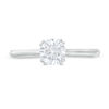 Thumbnail Image 3 of 0.58 CT. Diamond Solitaire Engagement Ring in 14K White Gold (I/I2)