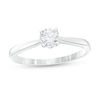 Thumbnail Image 0 of 0.37 CT. Diamond Solitaire Engagement Ring in 14K White Gold (I/I2)