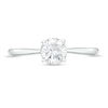 Thumbnail Image 4 of 0.58 CT. Diamond Solitaire Engagement Ring in 14K White Gold (I/I2)