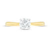 0.58 CT. Diamond Solitaire Engagement Ring in 14K Gold (I/I2)