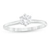 Thumbnail Image 0 of 0.37 CT. Diamond Solitaire Engagement Ring in 14K White Gold (I/I2)