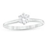 Thumbnail Image 1 of 0.37 CT. Diamond Solitaire Engagement Ring in 14K White Gold (I/I2)