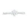 Thumbnail Image 4 of 0.37 CT. Diamond Solitaire Engagement Ring in 14K White Gold (I/I2)