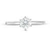 Thumbnail Image 3 of 0.58 CT. Diamond Solitaire Engagement Ring in 14K White Gold (I/I2)