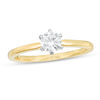 Thumbnail Image 0 of 0.37 CT. Diamond Six-Prong Solitaire Engagement Ring in 14K Gold (I/I2)