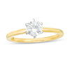 Thumbnail Image 0 of 0.58 CT. Diamond Solitaire Engagement Ring in 14K Gold (I/I2)