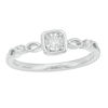 Thumbnail Image 0 of 0.085 CT. T.W. Diamond Art Deco Ring in 10K White Gold