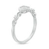 Thumbnail Image 2 of 0.085 CT. T.W. Diamond Art Deco Ring in 10K White Gold